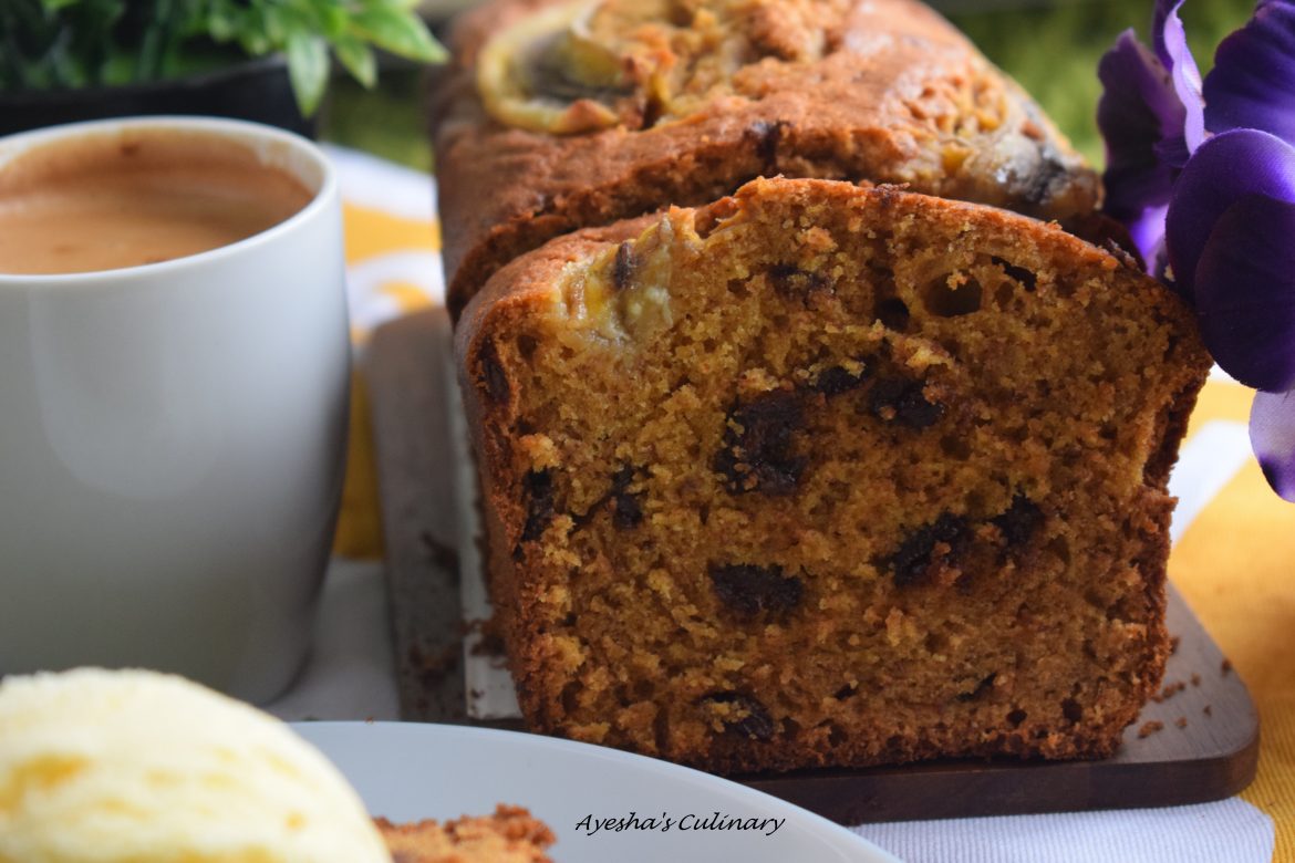 Chocolate chip banana bread