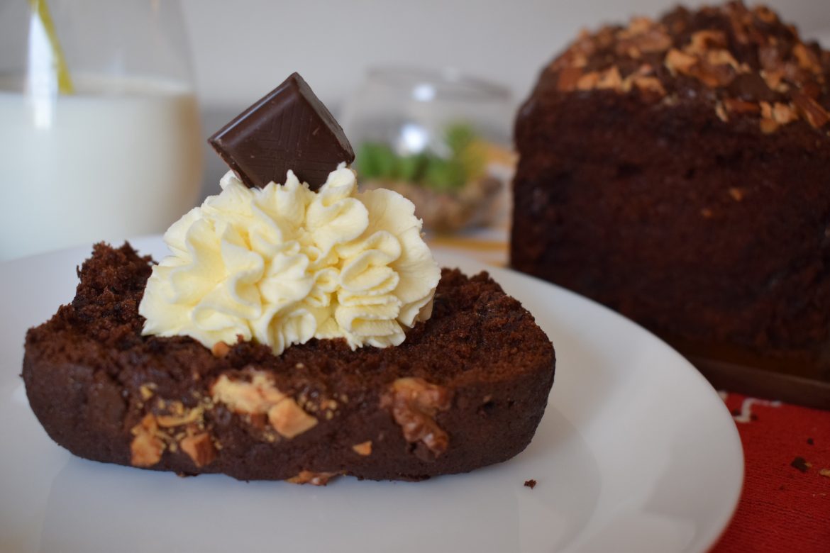 Double chocolate banan bread