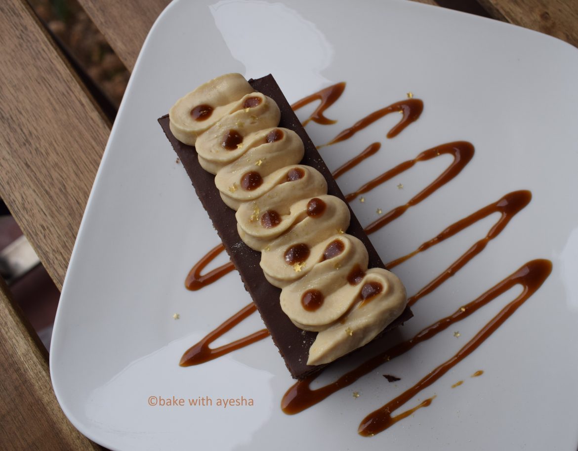 Brownie with Chocolate Cremeux