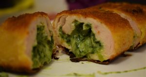 cheesy spinach stuffed chicken